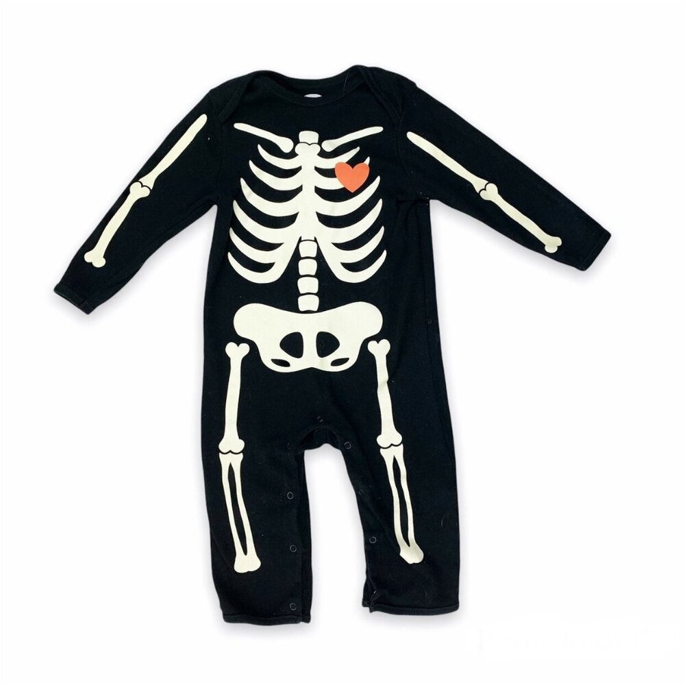 Old Navy Glow Skeleton Romper